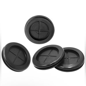 2 Inch Rubber Grommets, ID, Double-Sided Rubber Cable Hole Plugs, 4PCS Rubber Wi